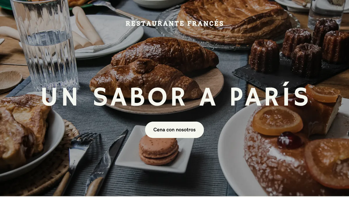 Diseño web para un restaurante